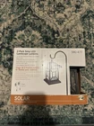 Hampton Bay Black Integrated Led Outdoor Solar Wall Lantern Sconce Light 2 Pack New. Price: $41.18.