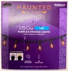 Haunted Living 30FT 150 Led Color Changing Purple Orange Light String 8 Function New. Price: $39.99.