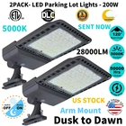 Led Parking Lot Lights 200W Shoebox With Dusk Dawn Photocell Pack New. Price: $165.12.
