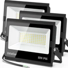 Ustellar 3 Pack 80W Led Flood Lights Outdoor Hardwired Bright 800W Equiv. New. Price: $130.98.