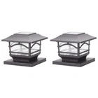 Maxsa Innovations 41671 Mission-style Solar Post Cap And Deck Railing Lights, 15 New. Price: $70.79.