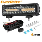 Everbrite 12" 300W Led Light Bar Spot Flood White/amber/strobe Work 6 Mode New. Price: $40.99.