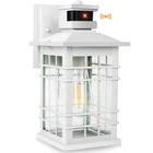 Kondras Motion Sensor Outside Wall Lantern Waterproof White Dusk Dawn Light Open. Price: $50.45.