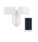 Defiant 180 White Motion Sensor Solar Outdoor 2-HEAD Security Flood Light New. Price: $44.99.