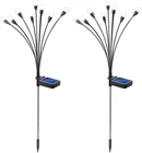 Sensor Bright 2 Pack Solar Garden Adjustable Firefly Lights 10-HOUR Illumination New. Price: $19.99.