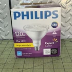 Philips Dimmable PAR38 Flood 17W Led Expertcolor 25 1200LM Bright White QTY-1 New. Price: $11.45.