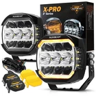 Auxbeam Led Driving Light Pods 5" Inch 174W Spot Flood Combo W/ Side Shooter Drl New. Price: $169.99.