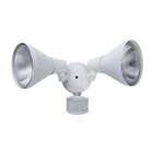 Utilitech 180-DEGREE 300-WATTAGE Equivalent Hardwired Halogen White 2-HEAD New. Price: $32.99.