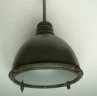1920'S Westinghouse Vapor Proof Green Industrial Factory Warehouse Vintage Light Used. Price: $1299.00.