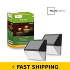 Mainstays 8 Lumen Solar Led Step And Deck Light - 2 Pack New. Price: $27.99.