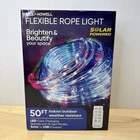 Bell+howell Flexible Rope Light 50FT Indoor Outdoor Solar Powered Weather Res New. Price: $27.00.