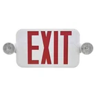 Lit-path Led Combo Emergency Exit Sign 2 Adjustable Head Lights Back Up Battery New. Price: $24.69.