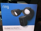 Ring Floodlight Cam Wired Plus 2000 Lm Black Led Outdoor Alexa Wi-fi New. Price: $135.00.