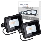 Miheal 110V 2 Pack Led Flood Light, Warm White 3000K, 10W, New. Price: $19.71.