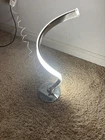 Albrillo Modern Led Spiral 16.34" Table Lamp Bedside Desk Curved Light Decor Used. Price: $19.99.