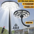 1100W 360 Commercial Solar Street Lights Outdoor Dusk To Dawn Parking Lot New. Price: $129.59.