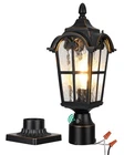 Edishine Dusk To Dawn Outdoor Post Lights Anti-rust, Water Ripple Glass, New. Price: $56.99.