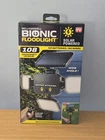 Bell/howell 180-DEGREES Swiveling Light Black Solar Powered Motion Activated New. Price: $18.00.
