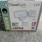 Good Earth White 2100-LUMENS Hardwired Led Motion Light W/timer 0804007 Open. Price: $38.00.