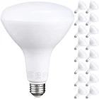 16 Pack BR40 Led Bulb, 17W=100W, Dimmable, 3000K Warm White, 1400LM Flood Light New. Price: $88.99.