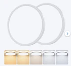 Honbei Pack Of 12 Inch 28WATT 5CCT Color Selectable Led Flush Mount Ceiling New. Price: $20.00.