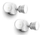 2-PACK Lutec 2000 Lumen 18W 28 Led Dual-head Flood Outdoor Security Light Open. Price: $19.99.