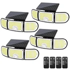Iygr Solar Outdoor Lights, 3000LM 218 Led Motion Sensor With Remote New. Price: $71.49.