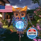 Hongland Solar Lights Outdoor Waterproof, Owl Garden Decorative Stak New. Price: $56.00.