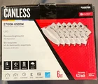 Utilitech 4.3" Led Color Changing Canless Downlight 6-PACK 580 Lumens Dimmable New. Price: $48.99.