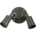 Quorum International Q691-2 Light Dual Head Flood Outdoor Bronze New. Price: $24.38.