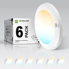 6 Pack Motion Sensor Led Disk Lights, 15W, 5CCT, Low Profile Indoor Lighting New. Price: $164.99.