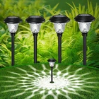8 Pack Solar Pathway Lights White+color Changing Stainless Steel 3 Mode Outdoor New. Price: $108.49.