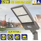 Kukuppo 320W Led Parking Lot Light Commercial Shoebox Pole Fixture Dusk-to-dawn New. Price: $185.73.