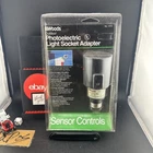 Woods 1472 Outdoor Floodlight Control Socket With Sensor Photocell Black New. Price: $8.33.