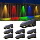 8 Pack Solar Fence Lights Outdoor Waterproof,color Changing Rgb & Warm White ... New. Price: $89.19.