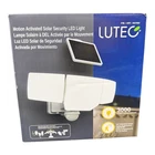 New Lutec Motion Activated Solar Security Led Light 3000 Lumens Outdoor. Price: $35.98.