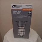 Commercial Electric EW10500GY Gray 150W Indoor/outdoor Vapor Tight Area Light New. Price: $24.99.