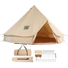 Canvas Bell Tent All-season 4M/13.12FT Yurt Stove Jack Ventilated 6 Persons New. Price: $397.87.
