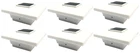 Relightable Solar Post Cap Deck 4X4 White Low Profile 4LED (6 Pack) PL251 New. Price: $39.99.