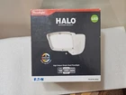 Halo FSL503TW Outdoor Security Single Head Led White Floodlight Adjustable New. Price: $49.00.
