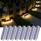 New Yilaie Solar Step Lights Outdoor Waterproof Dock Deck Stair Stick On Powered. Price: $73.14.