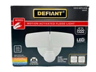 Defiant Maxdetect 240 Motion Sensing 2-HEAD Integrated Led Security Flood Light Open. Price: $37.99.