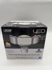 Feit Electric S10.5TFL/850/MOT/WH Led Triple Head Motion Security Flood Light New. Price: $46.75.