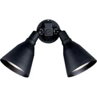 Progress Lighting 2-LIGHT Swivel Black Flood Outdoor Wall With Cover Open. Price: $26.99.