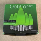 Wintergreen Christmas Lights Opticore C9 Led Opaque Bulbs Pack Of 25 Euc Used. Price: $20.00.