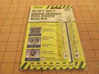 Feit Electric 500W Rough Service 130 Volt Heavy Duty Halogen 2 Bulbs Used. Price: $9.99.