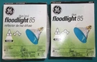 Halogen Floodlights 85 Watts Par 38 Blue 2 Pack New Old Stock Outdoor. Price: $19.99.