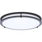 Nuvo Lighting 62/1977 Glamour Led 16.93 Inch Black Flush Mount Ceiling New. Price: $95.99.