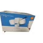 Ring Smart Lighting Floodlight / Battery-powered. White Open. Price: $49.99.