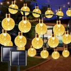 Outdoor 40FT 100LED Solar Globe Lights String Crystal Ball Patio Yard Deco New. Price: $24.17.